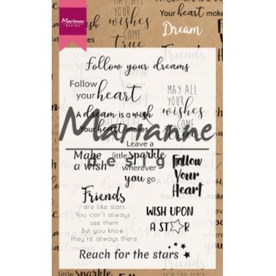 Marianne Design Clear Stamps - Dream Sprüche